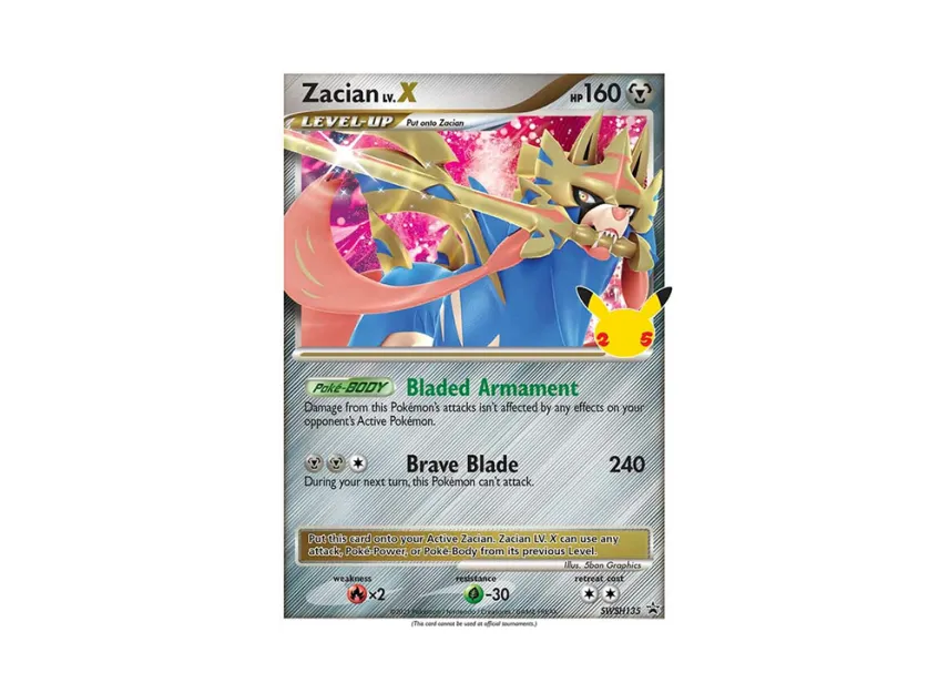 Zacian LV. X P [SWSH135] (Sword & Shield "Promotional Card")