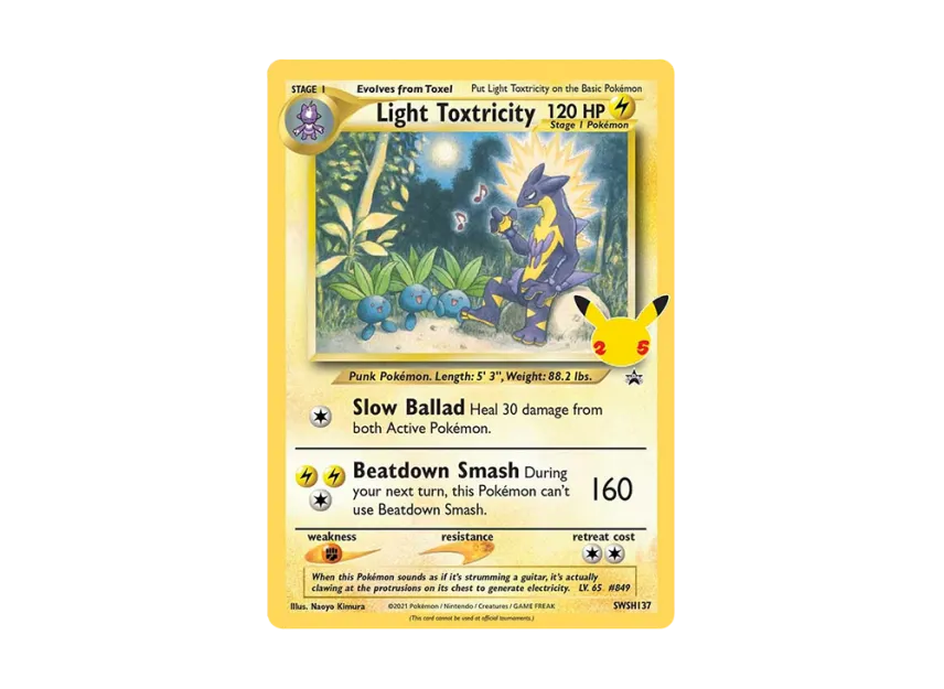 Light Toxtricity P [SWSH137] (Sword & Shield "Promotional Card")