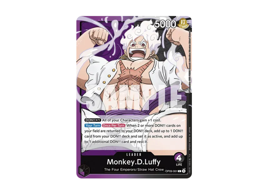 Monkey.D.Luffy L [OP09-061] [EN] (Booster Pack "Emperors in the New World")