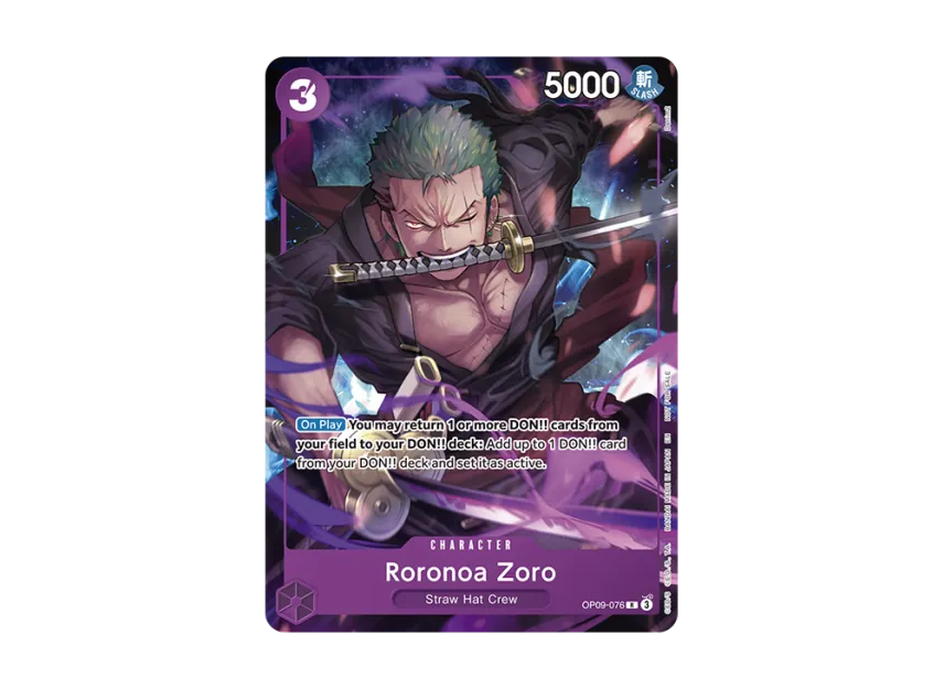 Roronoa Zoro R [OP09-076] [EN] (Promotional Card "Welcome Pack Vol.2")