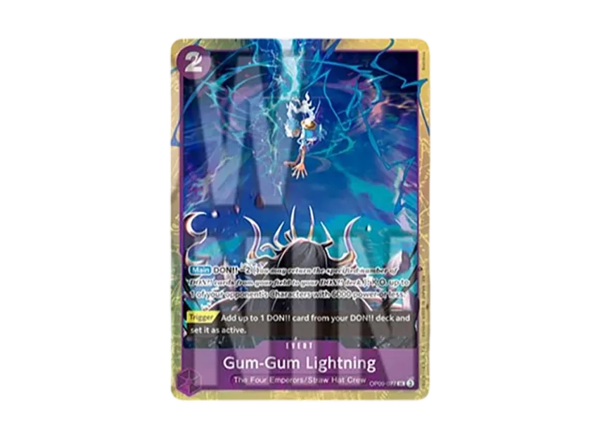 Gum-Gum Lightning UC [OP09-077] [EN] (Premium Card Collection "Best Selection Vol.4")
