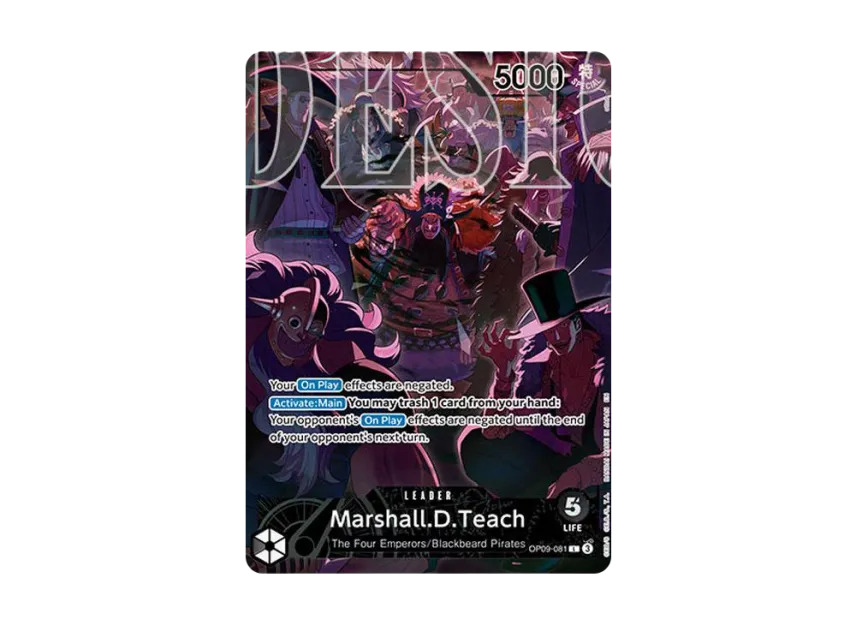 Marshall.D.Teach L [OP09-081] [EN] (ANNIVERSARY SET "English 2nd ANNIVERSARY SET English Ver.")