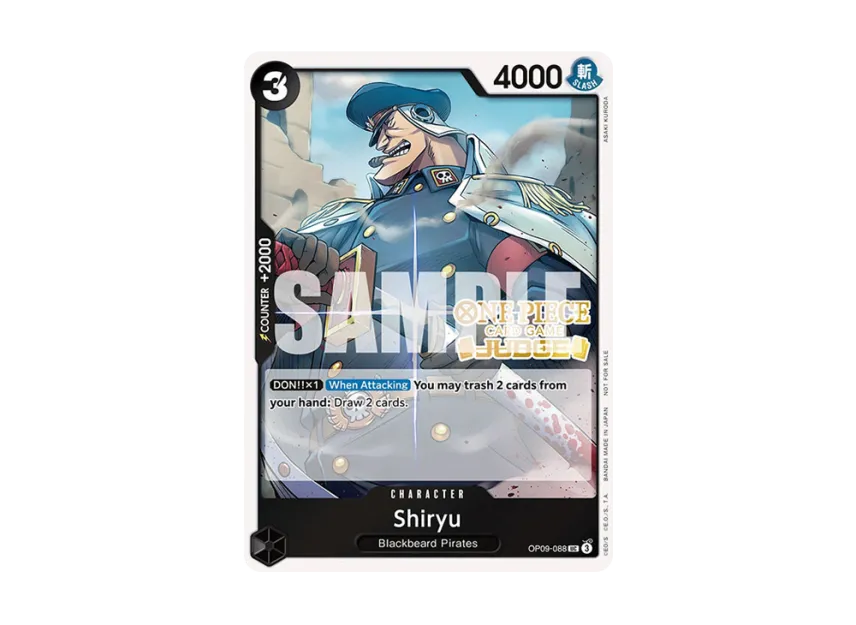 Shiryu UC [OP09-088] [EN] (Promotional Card "Judge Pack Vol.5")