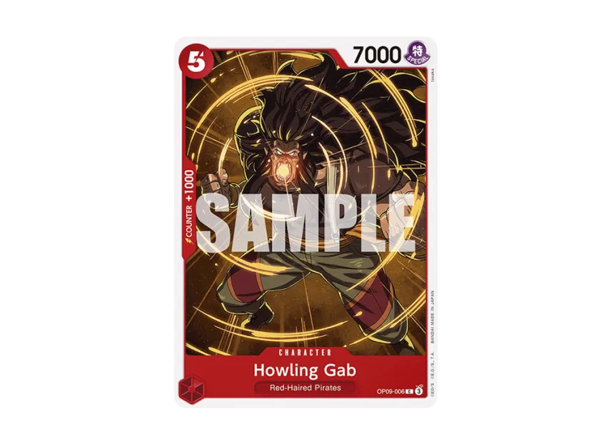 Howling Gab C [OP09-006] [EN] (Booster Pack "Emperors in the New World")