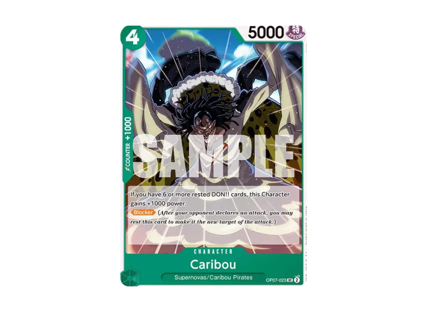 Caribou UC [OP07-023] [EN] (Booster Pack "500 Years In The Future")