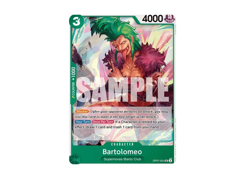 Bartolomeo UC [OP07-031] [EN] (Booster Pack "500 Years In The Future")