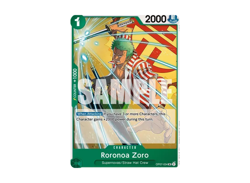 Roronoa Zoro UC [OP07-034] [EN] (Booster Pack "500 Years In The Future")