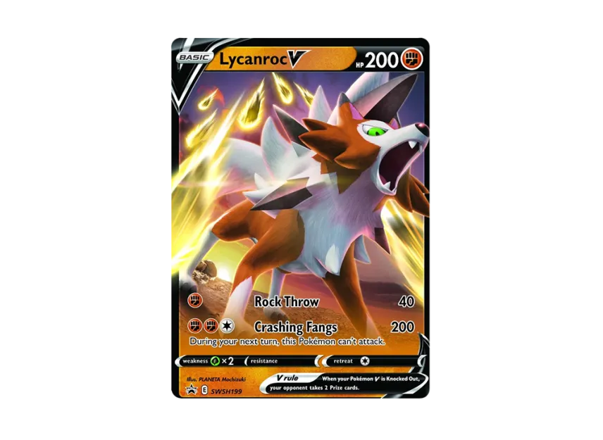 Lycanroc V P [SWSH199] (Sword & Shield "Promotional Card")