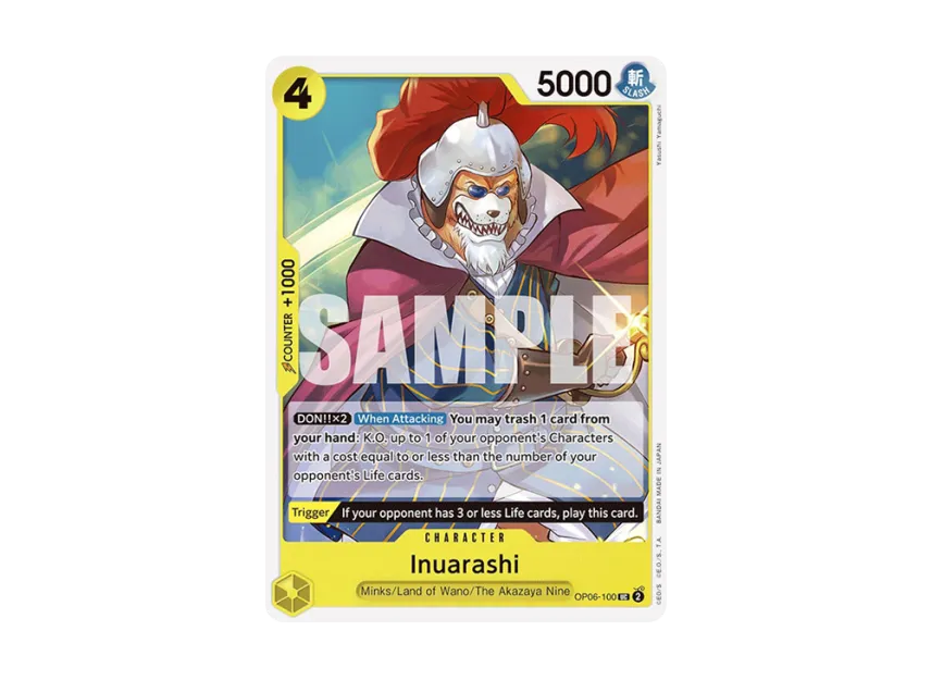 Inuarashi UC [OP06-100] [EN] (Premium Booster "ONE PIECE CARD THE BEST")