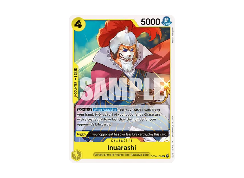 Inuarashi UC [OP06-100] [EN] (Booster Pack "Wings Of The Captain")