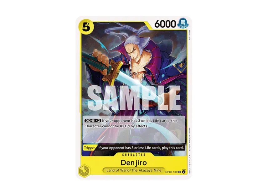 Denjiro UC [OP06-109] [EN] (Booster Pack "Wings Of The Captain")