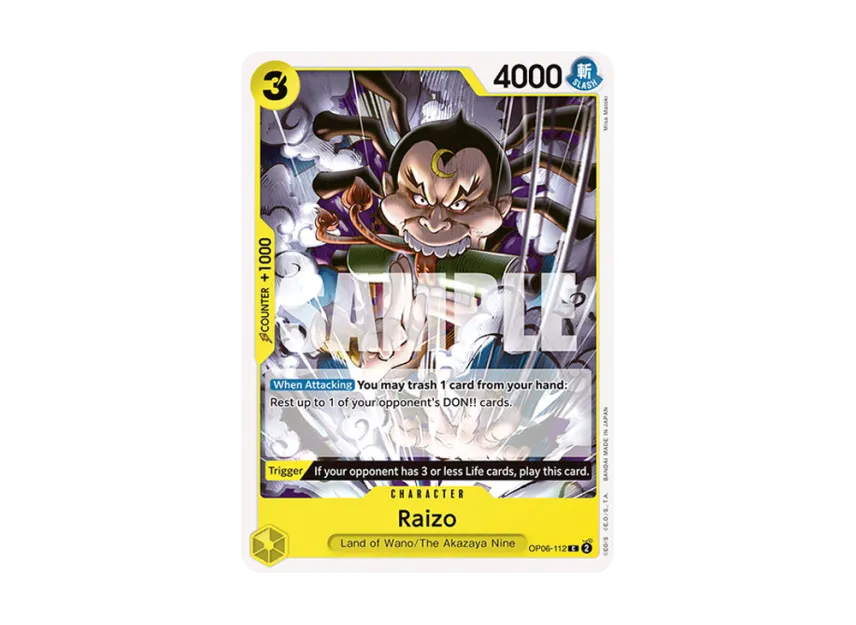 Raizo C [OP06-112] [EN] (Booster Pack "Wings Of The Captain")