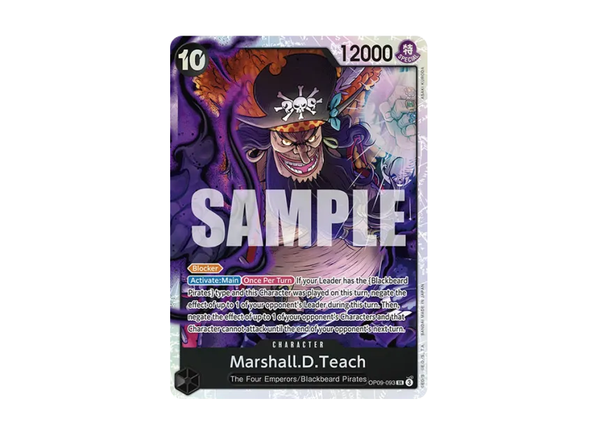 Marshall.D.Teach SR [OP09-093] [EN] (Booster Pack "Emperors in the New World")