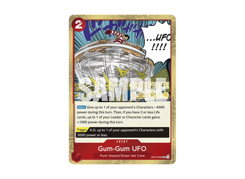 Gum-Gum UFO UC [OP10-020] [EN] (Promotional Card "Judge Pack Vol.6")
