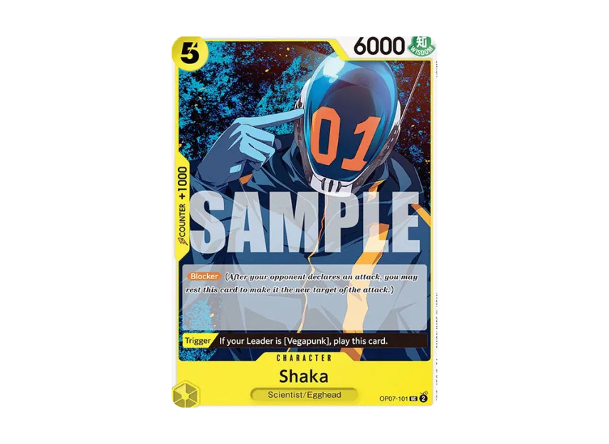 Shaka UC [OP07-101] [EN] (Booster Pack "500 Years In The Future")