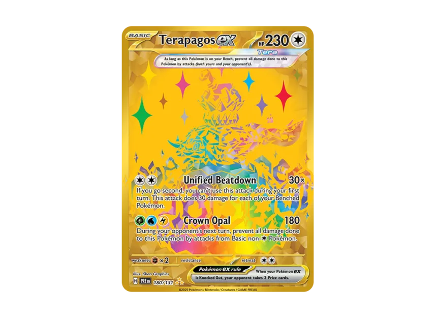 Terapagos ex HR [PRE 180/131] [EN] (Scarlet & Violet "Prismatic Evolutions")