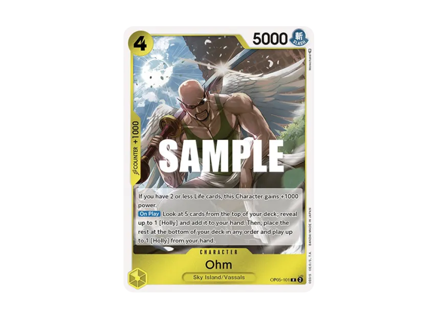 Ohm R [OP05-101] [EN] (Booster Pack "Awakening Of The New Era")