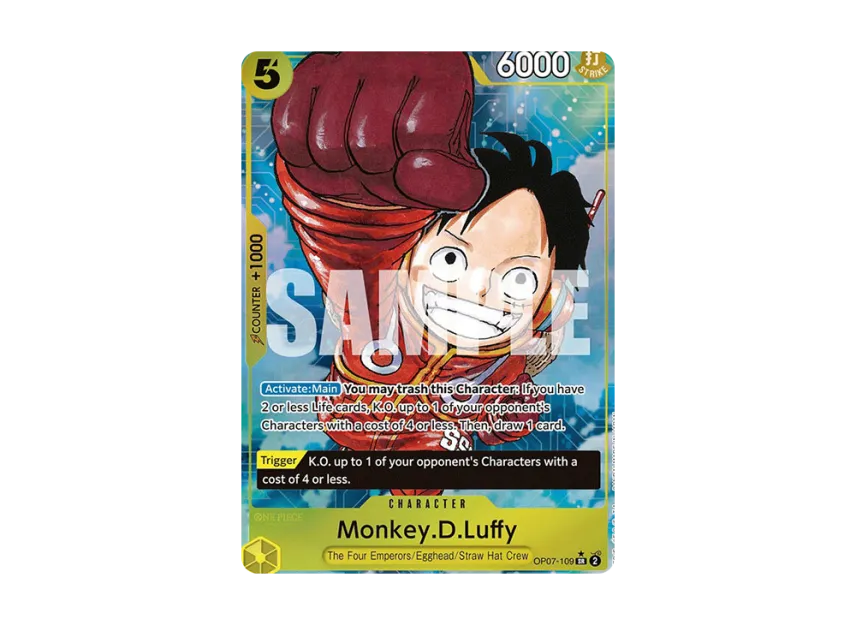 Monkey.D.Luffy SR-P [OP07-109] [EN] (Booster Pack "500 Years In The Future")