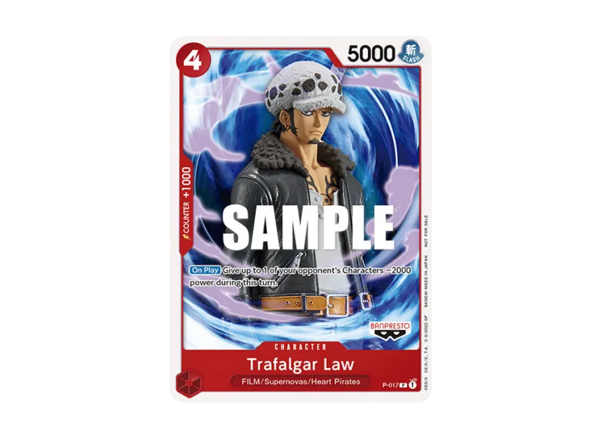 Trafalgar Law P [P-017] [EN] (Promotional Card "FILM RED Promotion Card Set")