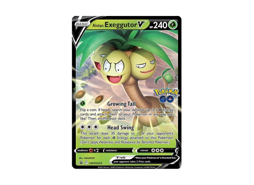 Alolan Exeggutor V P [SWSH225] (Sword & Shield "Promotional Card")