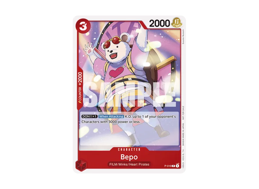 Bepo P [P-019] [EN] (Promotional Card "Tournament Pack Vol.7")
