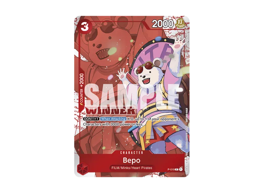 Bepo P [P-019] [EN] (Promotional Card "Tournament Pack Vol.7 -Winner-")