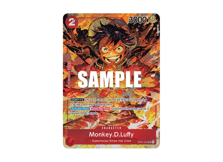 Monkey.D.Luffy SR-P [OP01-024] [EN] (Booster Pack "ROMANCE DAWN")