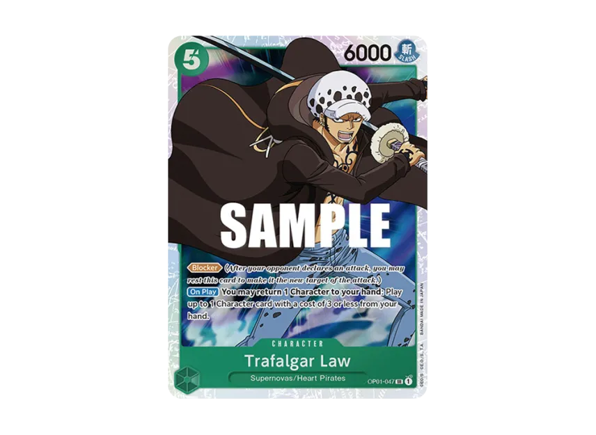 Trafalgar Law SR [OP01-047] [EN] (Booster Pack "ROMANCE DAWN")