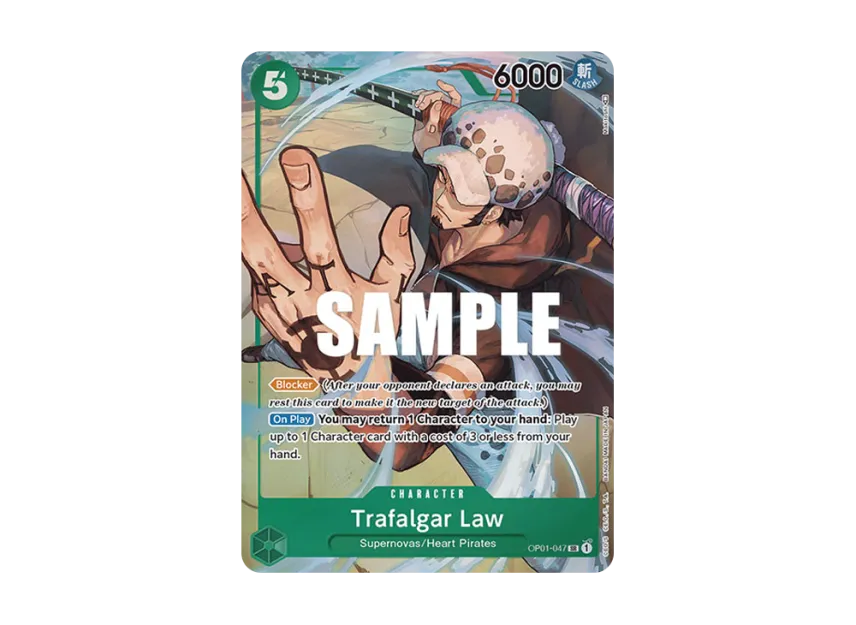 Trafalgar Law SR-P [OP01-047] [EN] (Booster Pack "ROMANCE DAWN")