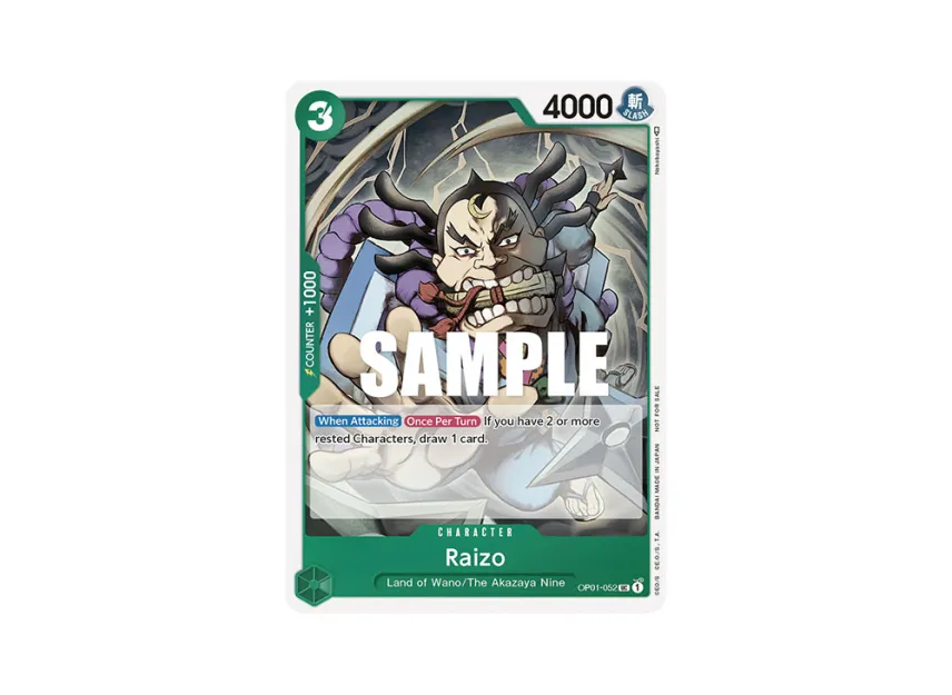 Raizo UC [OP01-052] [EN] (Promotional Card "Event Pack Vol.2")