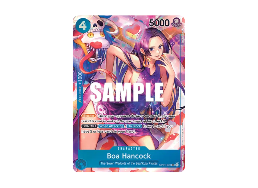 Boa Hancock SR-P [OP01-078] [EN] (Booster Pack "ROMANCE DAWN")