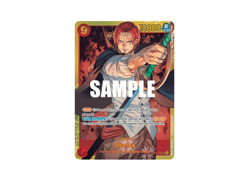 Shanks SEC [OP01-120] [EN] (Booster Pack "ROMANCE DAWN")