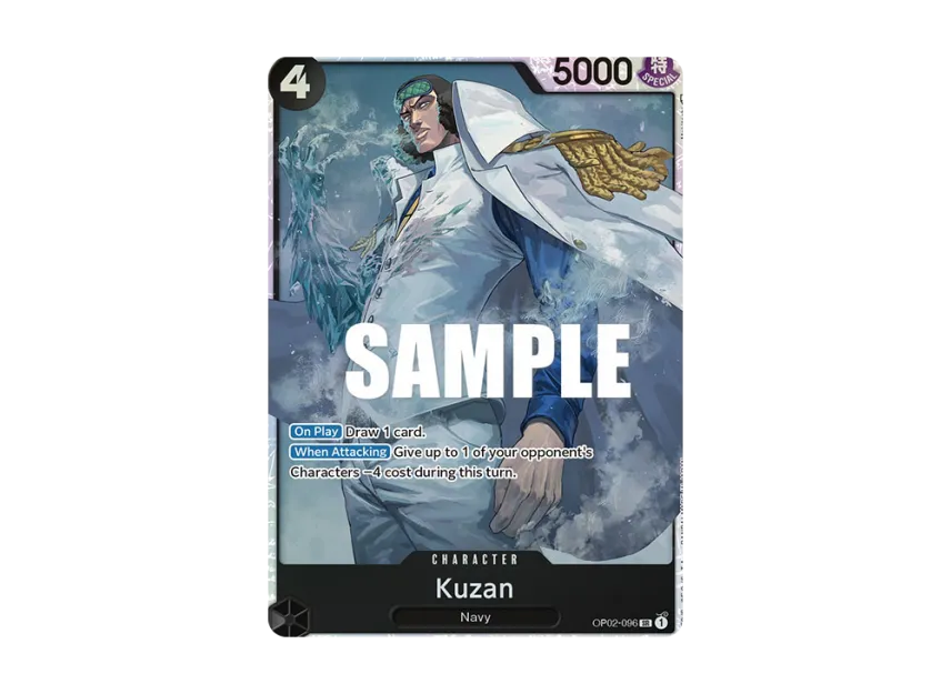 Kuzan SR [OP02-096] [EN] (Booster Pack "Paramount War")