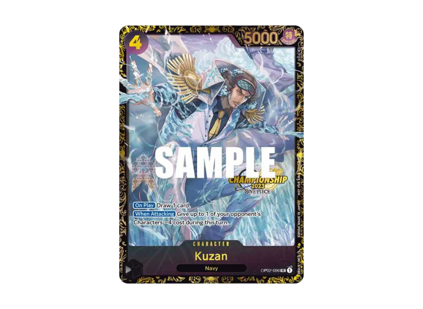 Kuzan SR-P [OP02-096] [EN] (Promotional Card "Championship 2023 Souvenir")