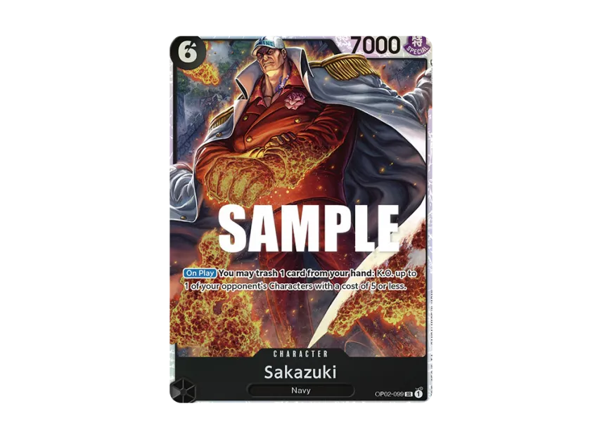 Sakazuki SR [OP02-099] [EN] (Booster Pack "Paramount War")