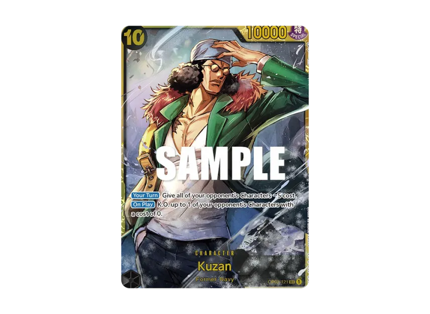 Kuzan SEC [OP02-121] [EN] (Booster Pack "Paramount War")