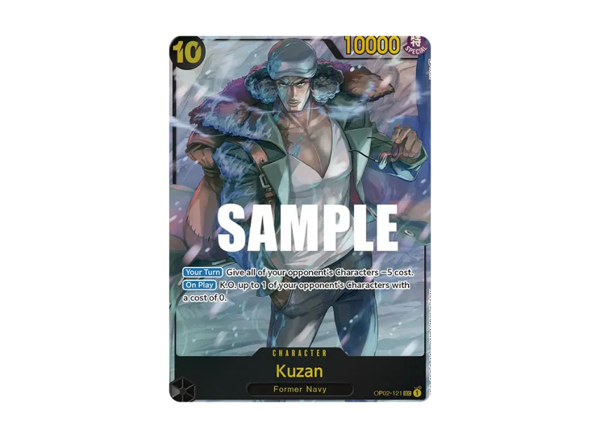 Kuzan SEC-P [OP02-121] [EN] (Booster Pack "Paramount War")