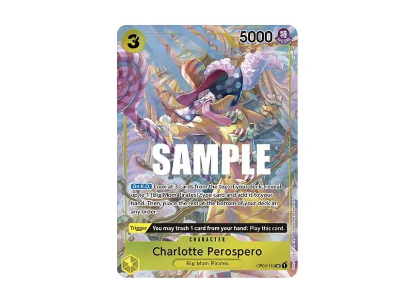 Charlotte Perospero SR-P [OP03-113] [EN] (Booster Pack "Pillars Of Strength")