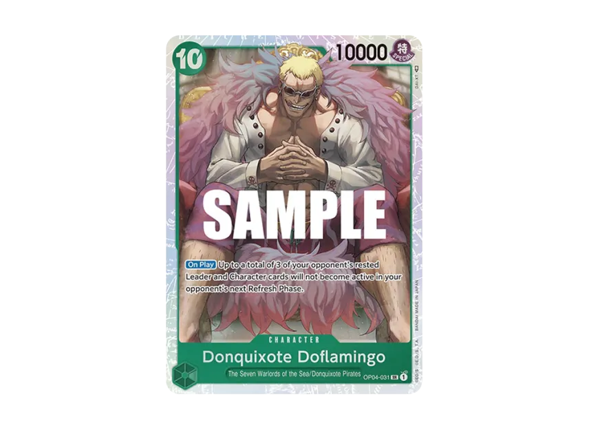 Donquixote Doflamingo SR [OP04-031] [EN] (Booster Pack "Kingdoms Of Intrigue")