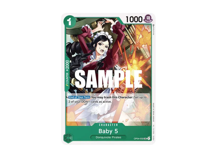 Baby 5 UC [OP04-032] [EN] (Booster Pack "Kingdoms Of Intrigue")