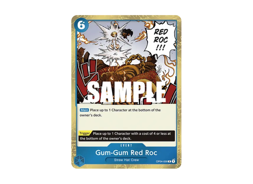 Gum-Gum Red Roc R [OP04-056] [EN] (Booster Pack "Kingdoms Of Intrigue")