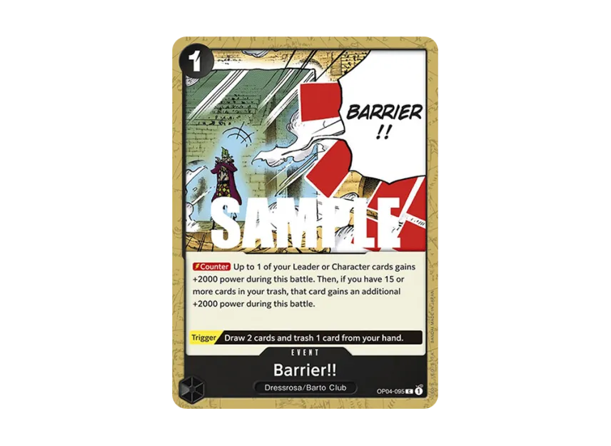 Barrier!! C [OP04-095] [EN] (Booster Pack "Kingdoms Of Intrigue")