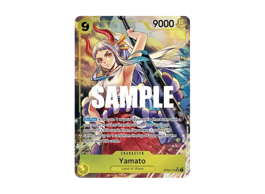 Yamato SR-P [OP04-112] [EN] (Booster Pack "Kingdoms Of Intrigue")