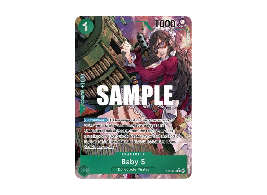 Baby 5 R-P [OP05-034] [EN] (Booster Pack "Awakening Of The New Era")