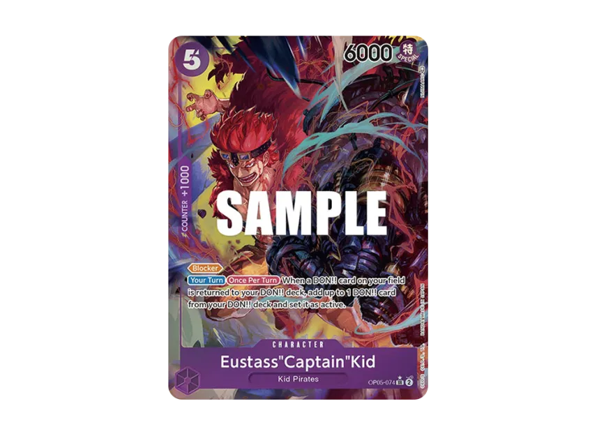 Eustass"Captain"Kid SR-P [OP05-074] [EN] (Booster Pack "Awakening Of The New Era")