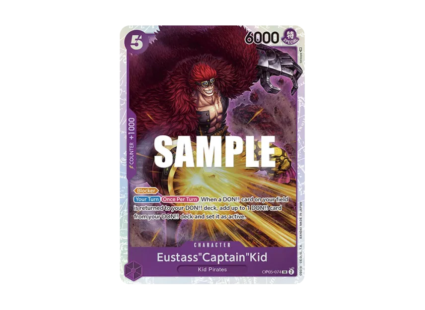 Eustass"Captain"Kid SR [OP05-074] [EN] (Booster Pack "Awakening Of The New Era")