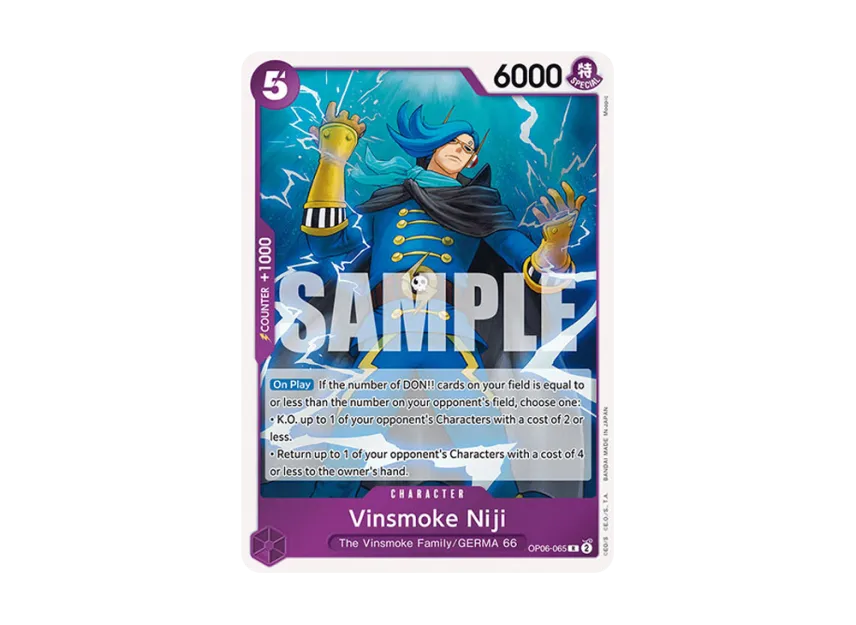 Vinsmoke Niji R [OP06-065] [EN] (Booster Pack "Wings Of The Captain")
