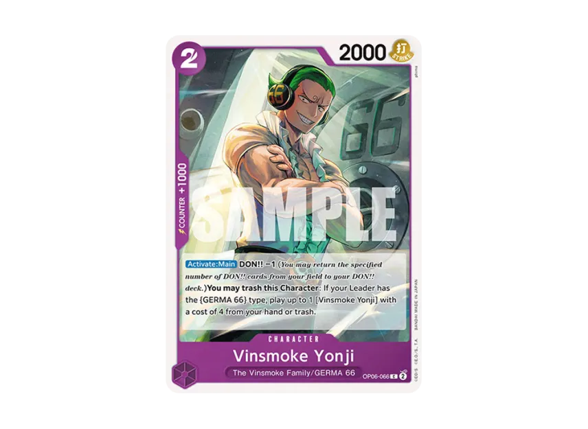 Vinsmoke Yonji C [OP06-066] [EN] (Booster Pack "Wings Of The Captain")