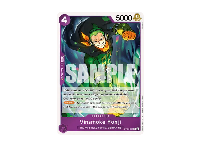 Vinsmoke Yonji R [OP06-067] [EN] (Booster Pack "Wings Of The Captain")