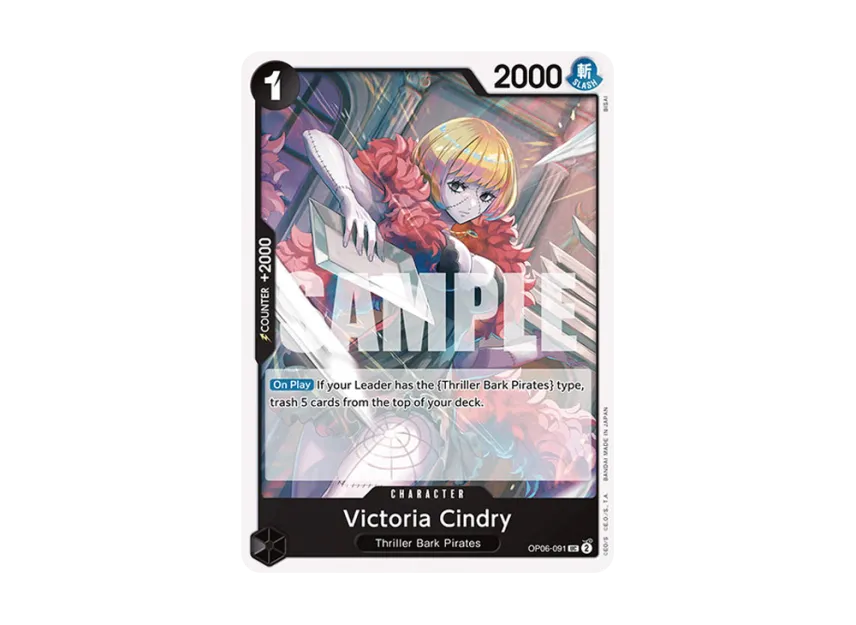 Victoria Cindry UC [OP06-091] [EN] (Booster Pack "Wings Of The Captain")